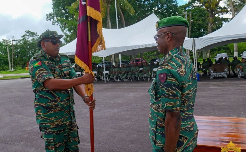 ONE INFANTRY BATTALION CHANGES COMMAND