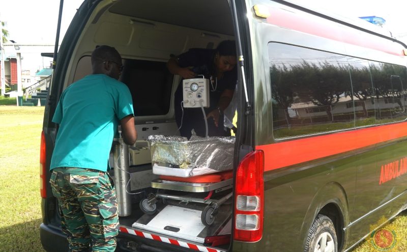 GDF EXECUTES EMERGENCY MEDEVAC FOR NEWBORN FROM REGION 2