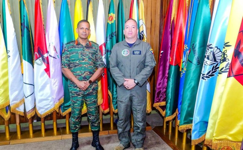 CDS WELCOMES NEWLY APPOINTED COLOMBIAN AEROSPACE FORCE LIAISON OFFICER TO DHQ