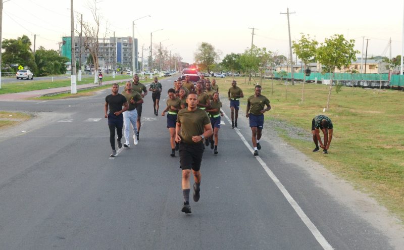 CDS MORNING PT RUN WITH ENSIGNS OF SOC 56