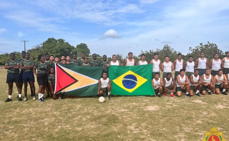 GDF AND BRAZILIAN ARMED FORCES STRENGTHEN TIES THROUGH FRIENDLY FOOTBALL MATCH
