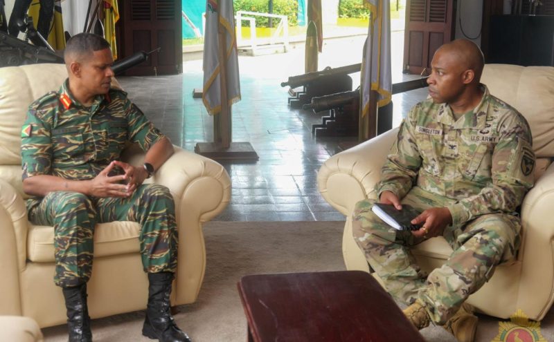 CHIEF OF DEFENCE STAFF ENGAGES WHINSEC AND RSS DELEGATIONS