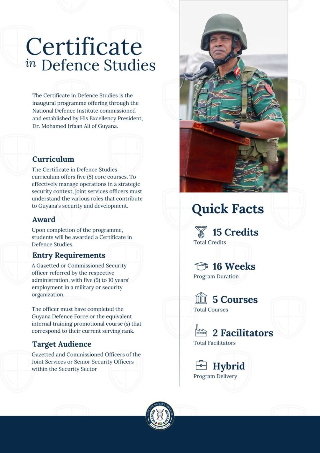 Inside the NDI’s Flagship Certificate in Defence Studies Programme – GDF