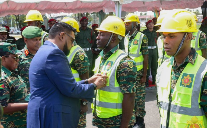 GDF JAMAICA CONTINGENT RECEIVES PRESIDENTIAL HONOUR